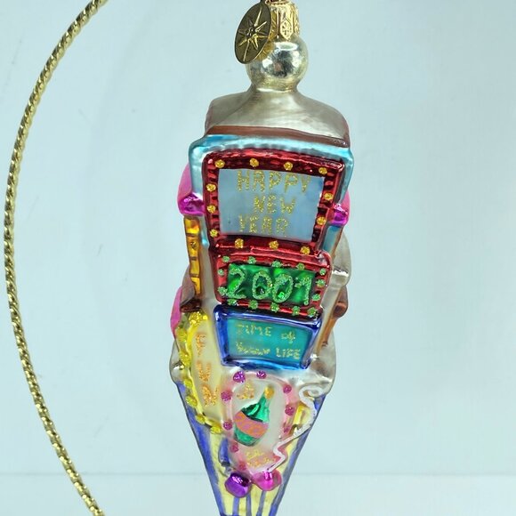 Christopher Radko Times Square Countdown 2001 Christmas Ornament NX14 - Picture 1 of 6